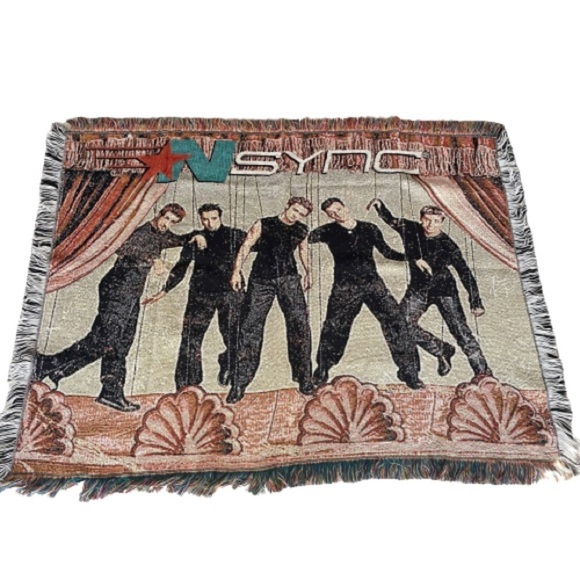 Vintage Nysnc The Nortwest Company Tapestry Blanket